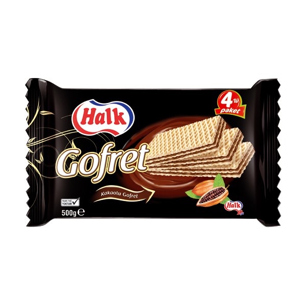 Halk Gofret Cocoa 500G