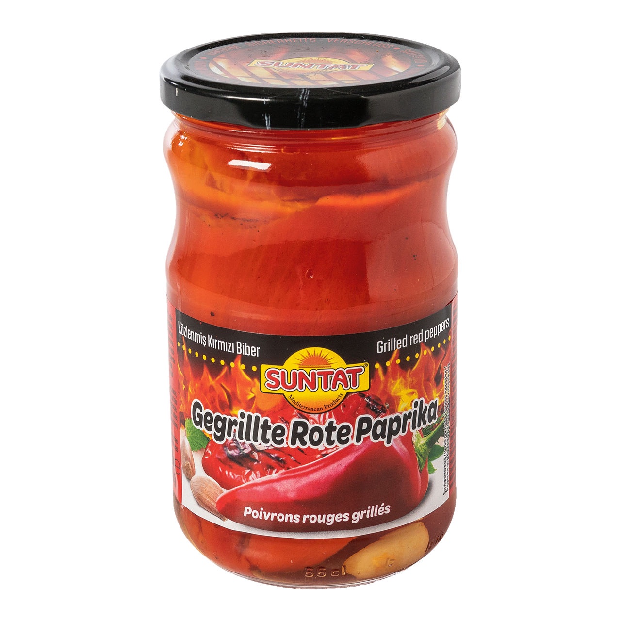 Suntat Gegrilde Rode Paprika