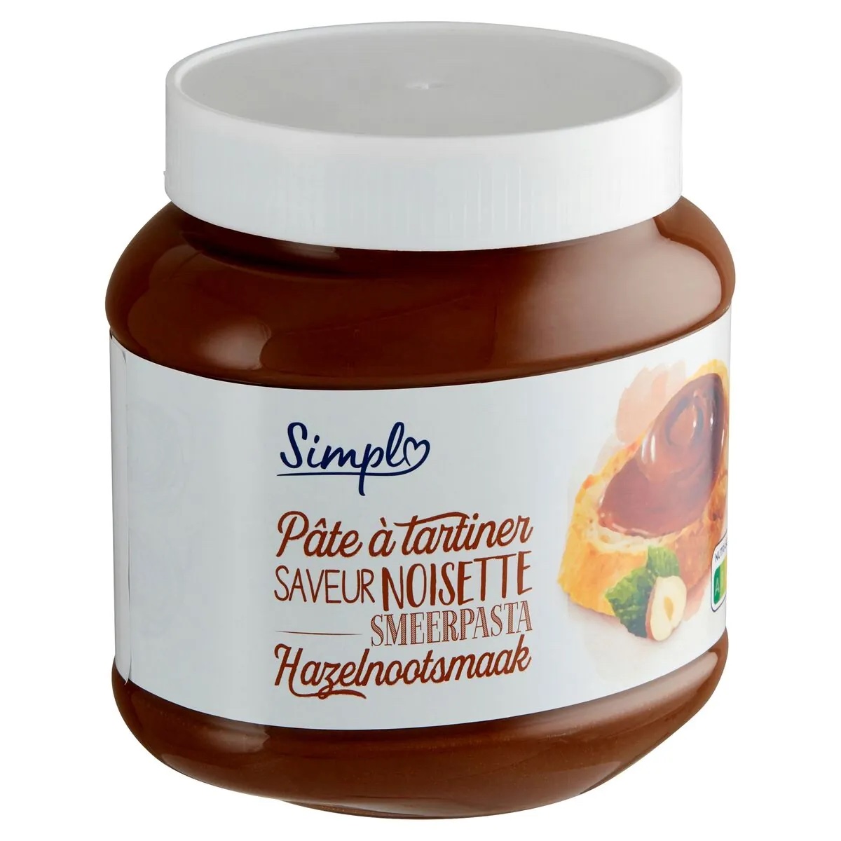 Simpl Chocopasta Hazelnoot 750G