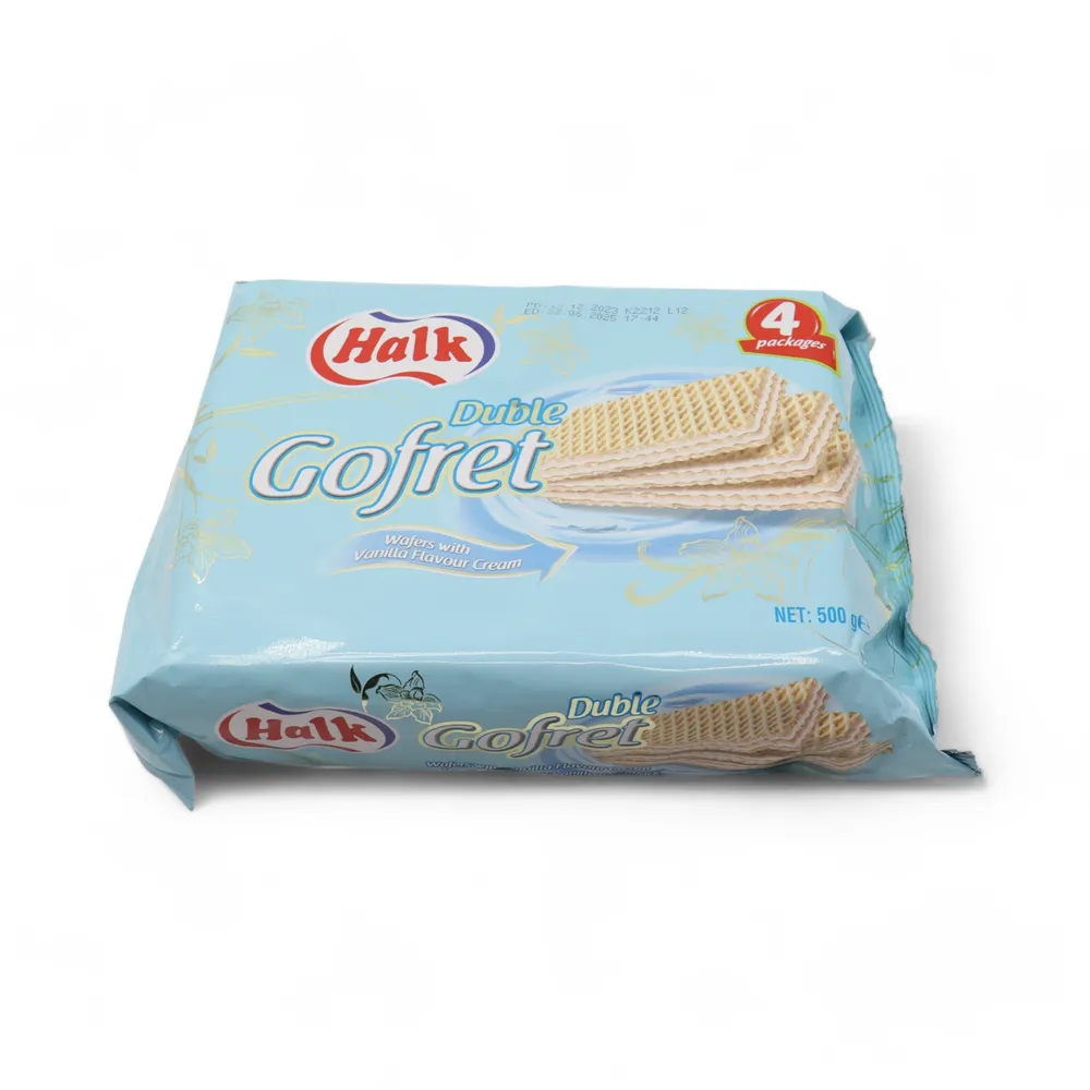 Halk Gofret Vanille 500G