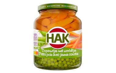 Hak Erwt Wortel 195G