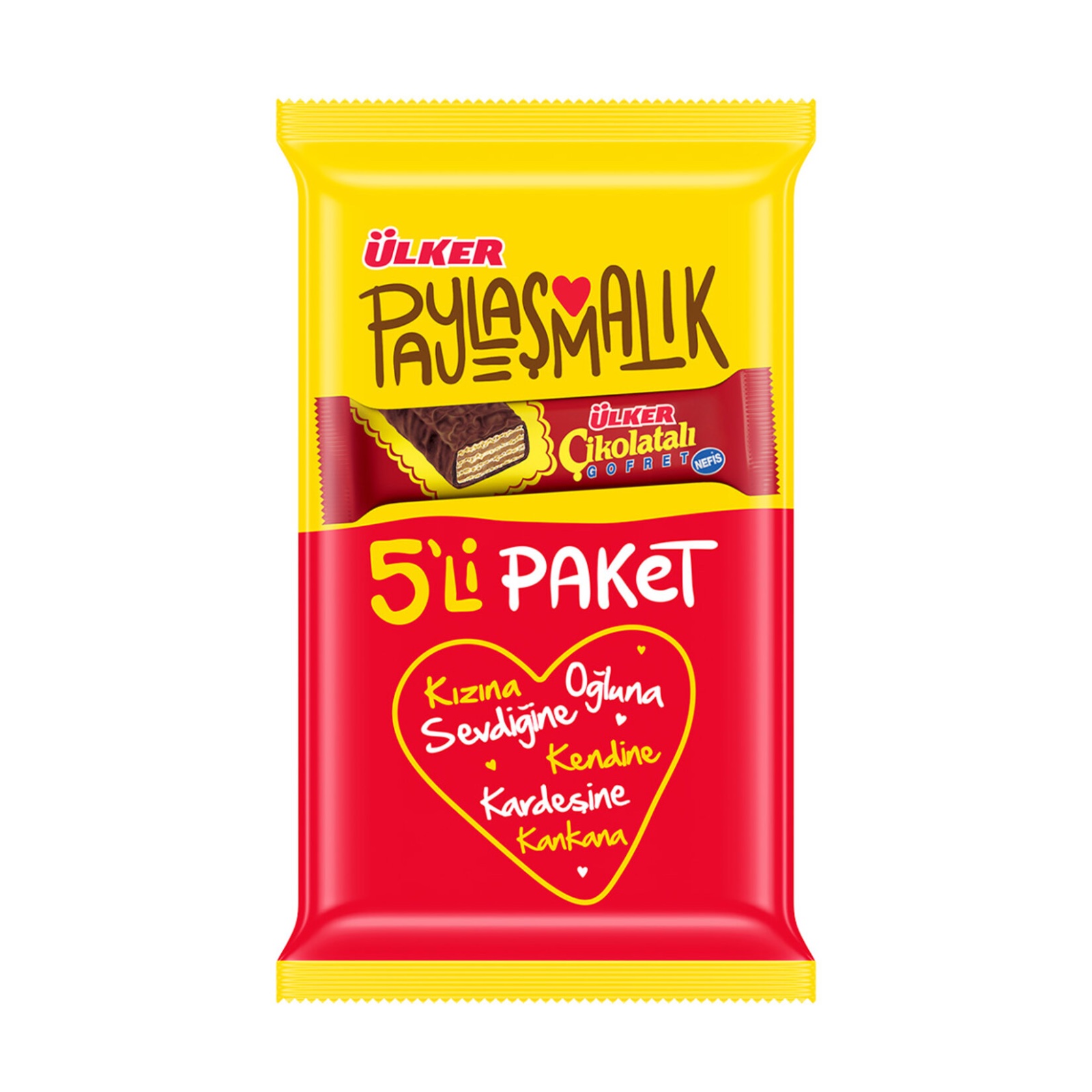 Ulker Cikolatali Gofret 5PACK