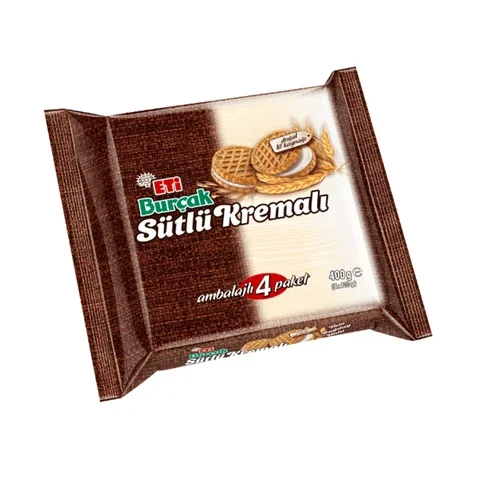 Eti Burcak Sutlu Kremali 400G
