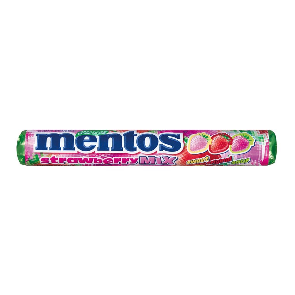 Mentos Rol Strawberry Mix